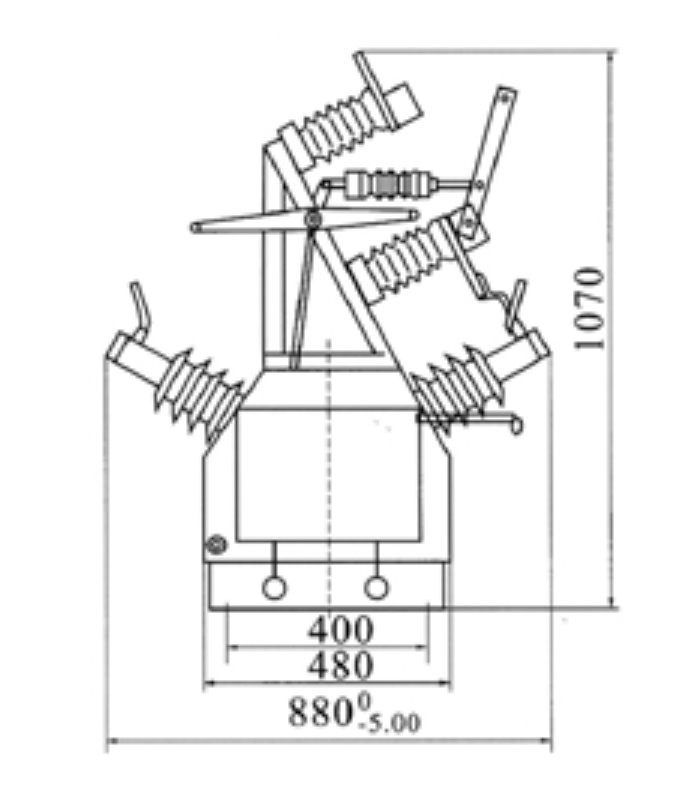 china ZW6-12 Outdoor Vacuum Circuit Breaker